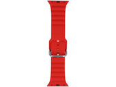 Pasek do smartwatcha GlacierX Silicone Grooved Crimson Red do Apple Watch 38/40/41mm Czerwony