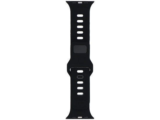 Pasek do smartwatcha GlacierX Silicone Retro Future Rocket Grey do Apple Watch 42/44/45/49mm Szaro-Czarny