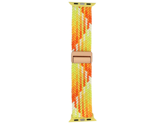 Pasek GlacierX Braided Magnetic Buckle Citrus Candy do Apple Watch 38/40/41mm Cytrusowy
