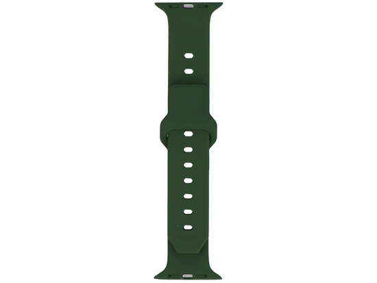 Pasek do smartwatcha GlacierX Silicone Wave Dark Grass Green do Apple Watch 42/44/45/49mm Zielony