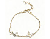 Romantisches Goldenes Armband