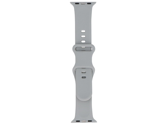 Pasek do smartwatcha GlacierX Silicone Textured Stone Gray do Apple Watch 38/40/41mm Szary