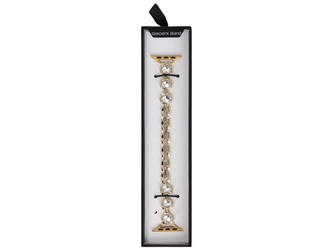 Bransoleta do smartwatcha GlacierX Zirconia Round Chain Bracelet Gold do Apple Watch 38/40/41mm złoty
