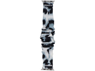 Pasek do smartwatcha GlacierX Stretch Cloudband Black&White do Apple Watch 38/40/41mm Czarno-Biała