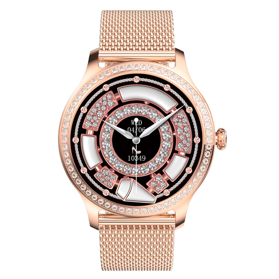 Neuer Smartwatch GlacierX Pearl GX-P246 + zusätzliches Silikonarmband