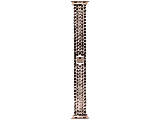 Bransoleta do smartwatcha GlacierX Hex Grid Bracelet Rose Gold do Apple Watch 38/40/41mm Różowy Złoty