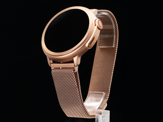 Neue Smartwatches GlacierX Aura Black + GlacierX Aura Rose Gold Set + Mesh-Armbänder