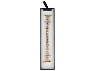 Bransoleta do smartwatcha GlacierX Zirconia Moderne Chain Bracelet Gold do Apple Watch 38/40/41mm złoty