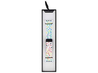 Pasek GlacierX Silicone Magnetic Buckle White Confetti do Apple Watch 42/44/45/49mm Wielokolorowy