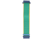 Neues Armband für die Smartwatch GlacierX Grip Strap Nylon Crayon Green Jadeit + Gelb und Blau 22mm