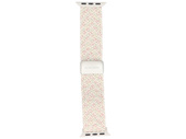 Neues Armband für die Smartwatch GlacierX Geflochtene Magnetverschluss Vanilla Sprinkle für die Apple Watch 38/40/41mm Cremefarben mit bunten Akzenten