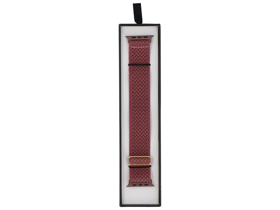 Pasek GlacierX Braided SlideLock Dusty Mauve do Apple Watch 38/40/41mm Wrzosowy