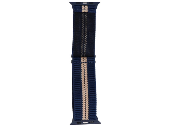 Neues GlacierX Nylon SlideLock Ocean Blue Armband für Apple Watch 42/44/45/49mm Marineblau