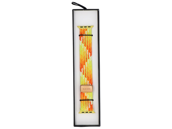Pasek GlacierX Braided Magnetic Buckle Citrus Candy do Apple Watch 38/40/41mm Cytrusowy