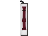 Pasek do smartwatcha GlacierX Silicone Grooved Burgundy do Apple Watch 38/40/41mm Burgundowy