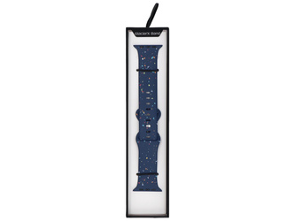 Pasek do smartwatcha GlacierX Silicone Pin&Loop Band Navy Sprinkle do Apple Watch 42/44/45/49mm Granatowy