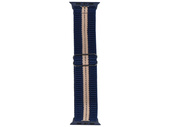 Neues GlacierX Nylon SlideLock Ocean Blue Armband für Apple Watch 42/44/45/49mm Marineblau