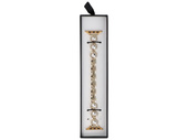 Bransoleta do smartwatcha GlacierX Zirconia Round Chain Bracelet Gold do Apple Watch 38/40/41mm złoty