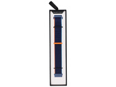 Pasek do smartwatcha GlacierX Grip Strap Nylon Ocean Blue Atramentowo-pomarańczowy 22mm
