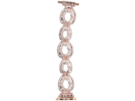 Bransoleta do smartwatcha GlacierX Gleam Garden Stretch Bracelet Ocean Blush do Apple Watch 38/40/41mm Różowo-Niebieska