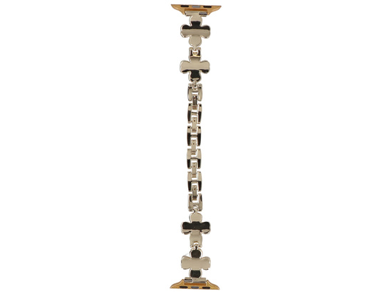 Bransoleta do smartwatcha GlacierX Zirconia Cross Chain Bracelet Gold do Apple Watch 38/40/41mm złoty