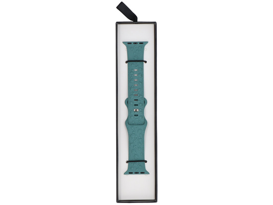Pasek do smartwatcha GlacierX Silicone Textured Clover Green do Apple Watch 38/40/41mm Zielony