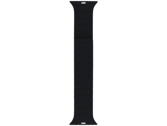 Pasek do smartwatcha GlacierX Silicone Magnetic ExoStripe Black do Apple Watch 38/40/41mm Czarny