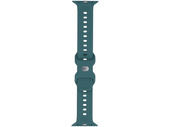 Pasek do smartwatcha GlacierX Silicone Ribbed Ocean Green do Apple Watch 42/44/45/49mm Zielony