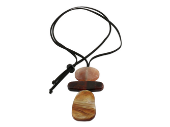 Naszyjnik Bohema Brązowy