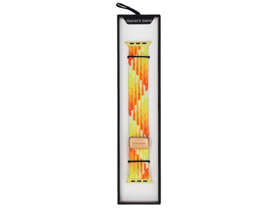 Pasek GlacierX Braided Magnetic Buckle Citrus Candy do Apple Watch 38/40/41mm Cytrusowy