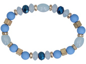 Charm-Armband Blau