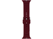 Pasek do smartwatcha GlacierX Silicone Grooved Burgundy do Apple Watch 42/44/45/49mm Burgundowy