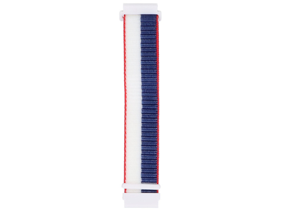 Pasek do smartwatcha GlacierX Grip Strap Nylon Ocean Mist Atramentowo-biały 22mm