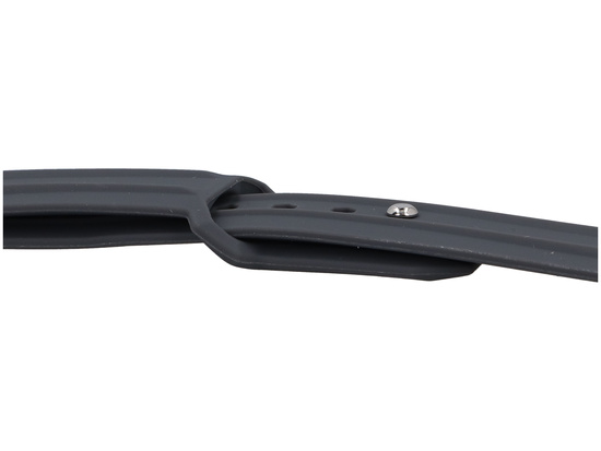 Pasek do smartwatcha GlacierX Silicone Synthwave Charcoal do Apple Watch 42/44/45/49mm Szary