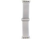 Neues Armband GlacierX Braided SlideLock Frost Gray für Apple Watch 38/40/41mm Weiß-Grau