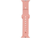 Gliederarmband für Smartwatch GlacierX Silicone Wave Peachy Pink für Apple Watch 38/40/41mm Pfirsichrosa