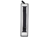 Neues Armband GlacierX Geflochtene Magnetverschluss Schwarz für Apple Watch 42/44/45/49mm Schwarz Grafit