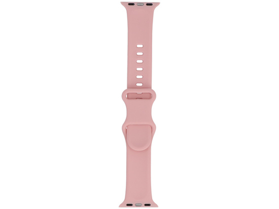 Pasek do smartwatcha GlacierX Silicone Textured Misty Rose do Apple Watch 38/40/41mm Różowy