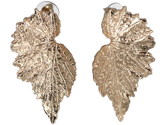 Kolczyki Botanika Złote