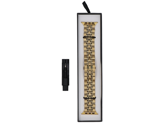 Bransoleta do smartwatcha GlacierX Multi-Link Bracelet Gold do Apple Watch 42/44/45/49mm Złota