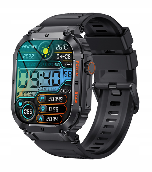 Neuer Smartwatch GlacierX Echo Select Black GX-EC57