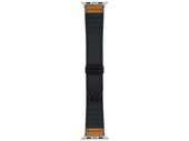 GlacierX Pasek Leather Magnetic Buckle Amber Oak do Apple Watch 42/44/45/49mm Karmelowy