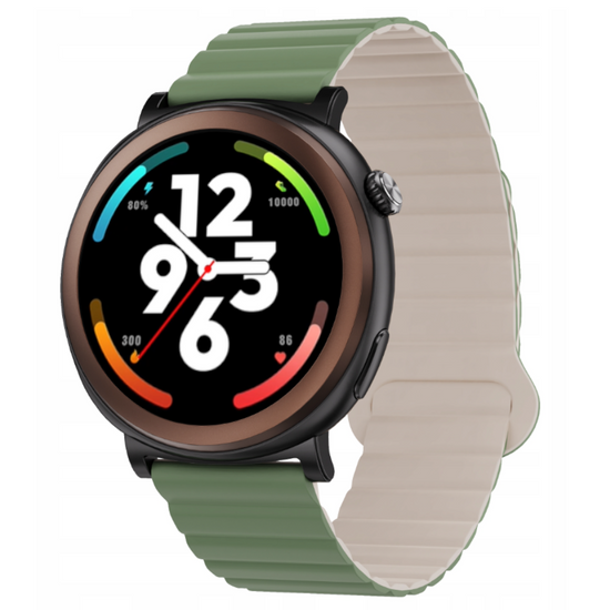 Neuer Smartwatch GlacierX Theron Black + Band GX-T248