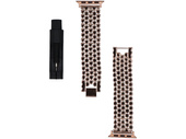 Bransoleta do smartwatcha GlacierX Hex Grid Bracelet Rose Gold do Apple Watch 38/40/41mm Różowy Złoty