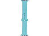 Pasek do smartwatcha GlacierX Silicone Synthwave Seafom do Apple Watch 38/40/41mm Turkusowy