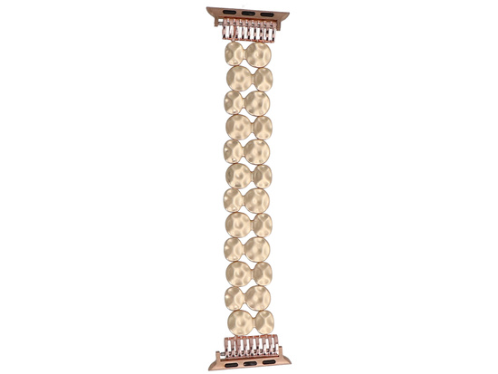 Bransoleta do smartwatcha GlacierX Molten Drops Stretch Bracelet Gold Gleam do Apple Watch 38/40/41mm Złota