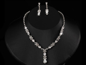 Schmuckset Traum Silber Set Halskette + Ohrringe