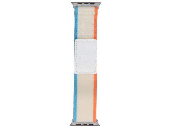 Pasek GlacierX Nylon&Leather Tropical Cream do Apple Watch 42/44/45/49mm Kremowy