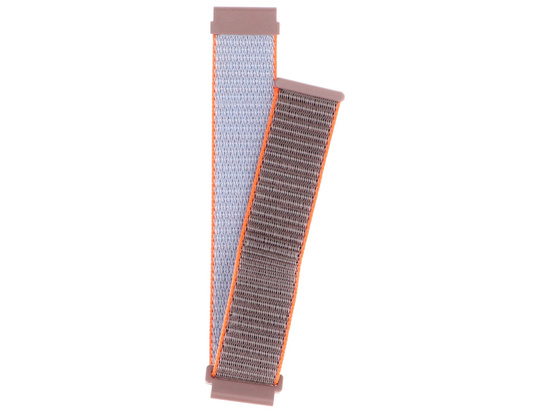 Pasek do smartwatcha GlacierX Grip Strap Nylon Mountain Shadow Brązowo-szary 22mm