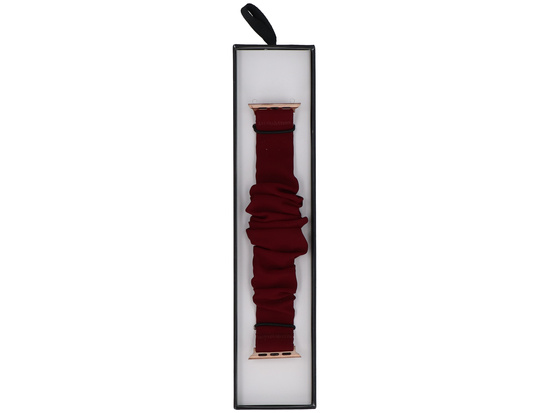 Pasek do smartwatcha GlacierX Stretch Cloudband Burgundy do Apple Watch 38/40/41mm Burgundowa